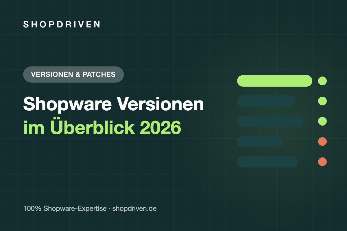 Shopware Versionen im Überblick 2026